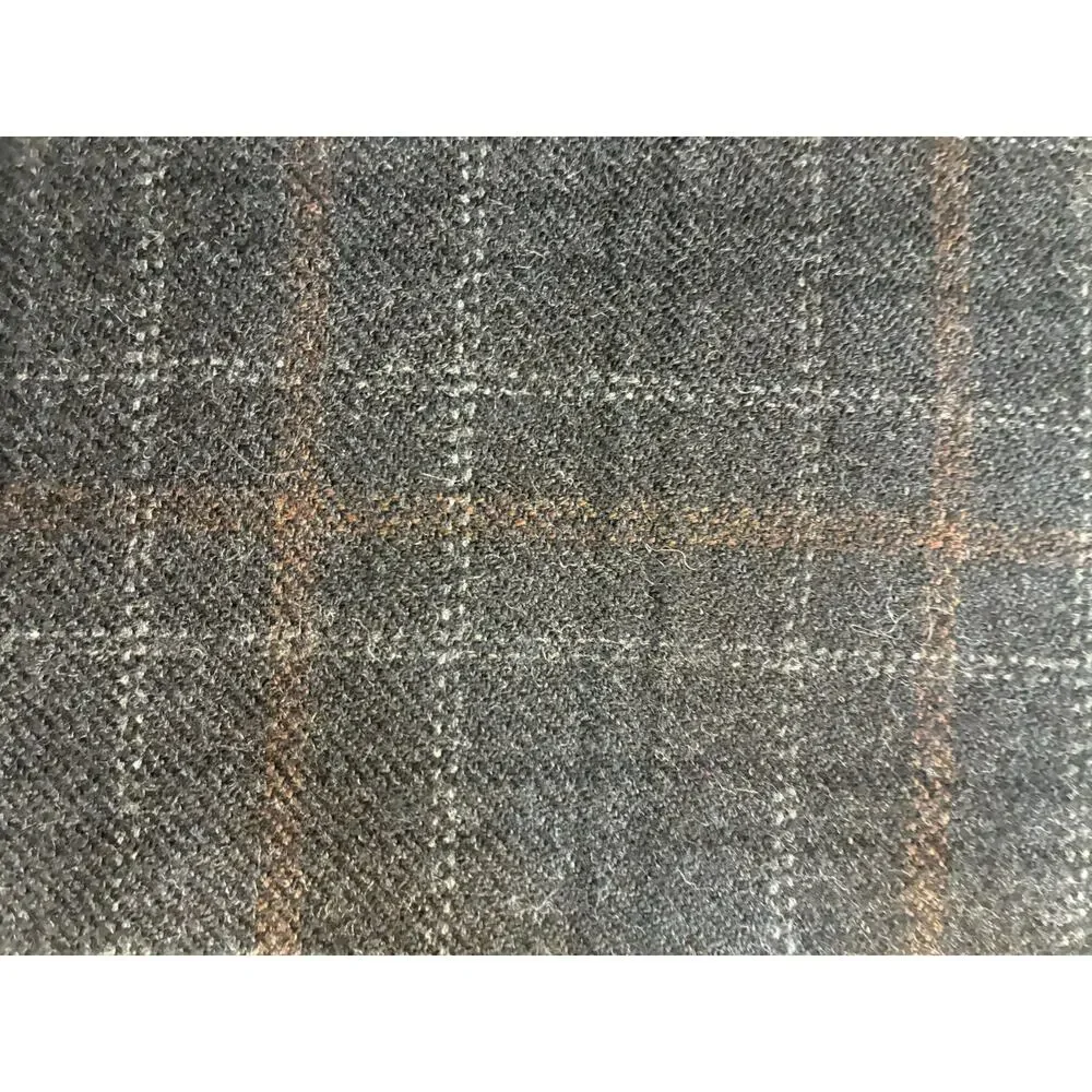 CANALI Gray Plaid Box Check 100% Wool Blazer Sport Coat Jacket US 38R S MINT